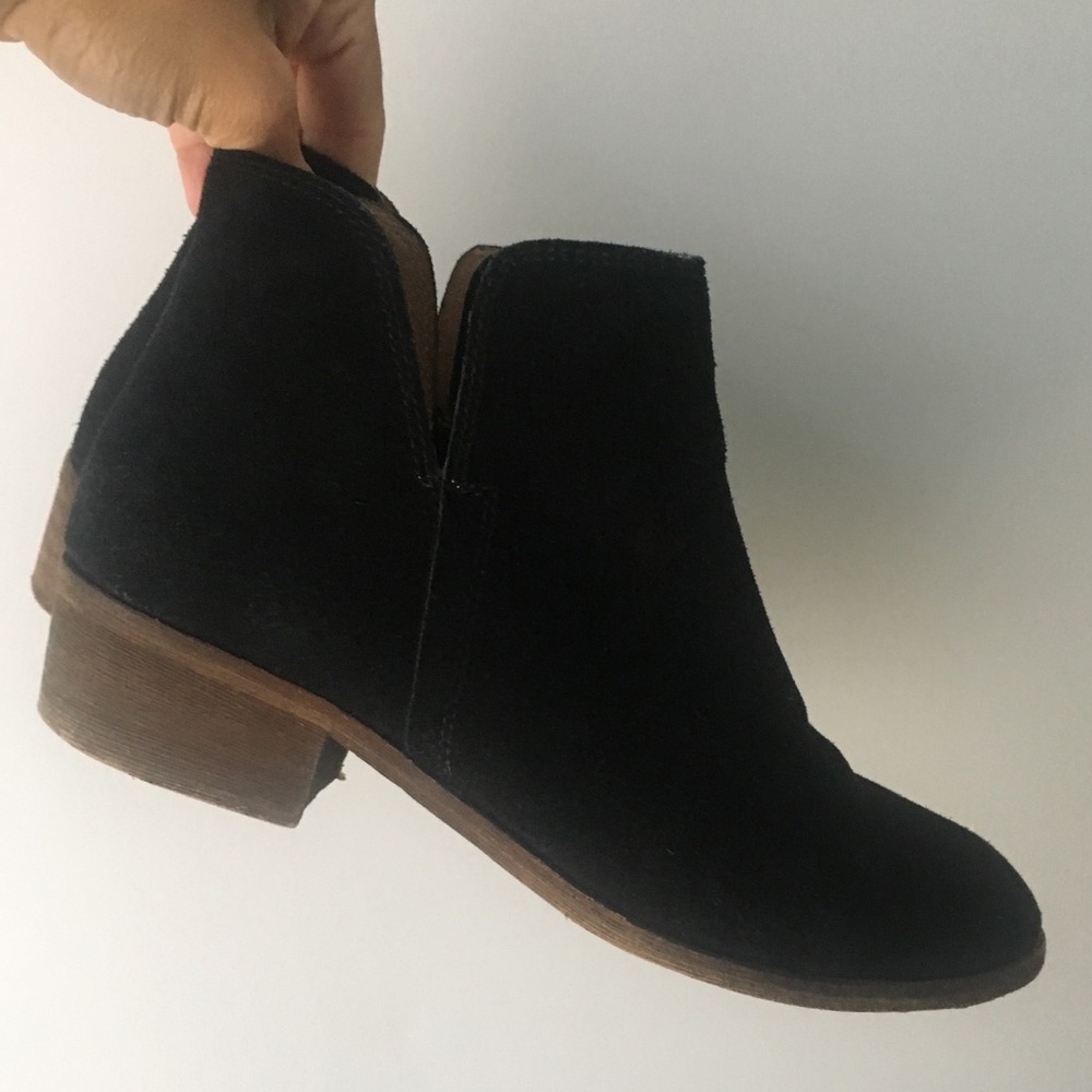 Splendid ankle boots in black suede